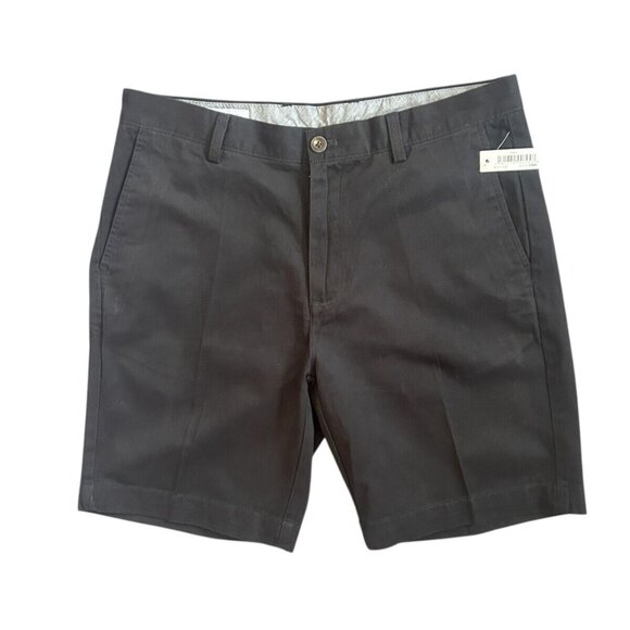 Amazon Essentials Slim-Fit 9" Stretch Chino Short 100% Cotton Black Size 34 - Picture 3 of 12